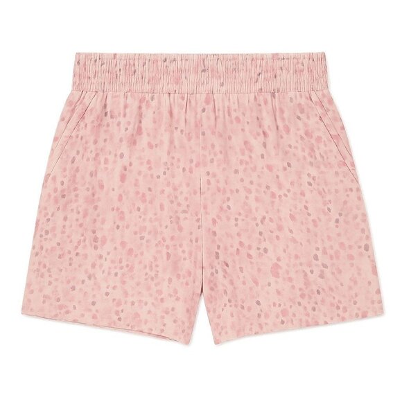 Jane and Bleecker Med Sleepwear Wide Elastic Waist Lounge Sleep Shorts PJ Pink - Picture 5 of 6